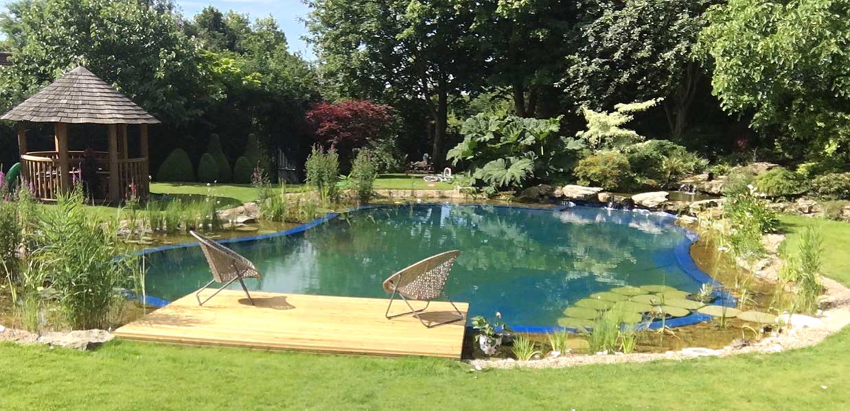 Swimming pond design, build and maintenance